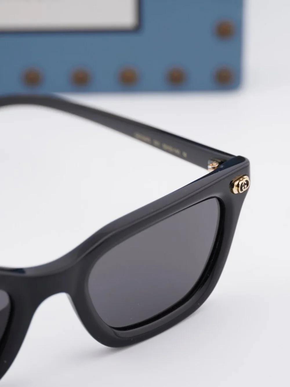 Gucci GG1944S 001 Rectangle Sunglasses - Black / Grey - Picture 10 of 12